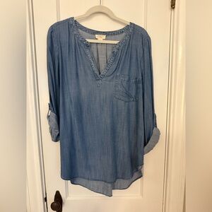 LOFT Outlet Lounge Chambray Tunic